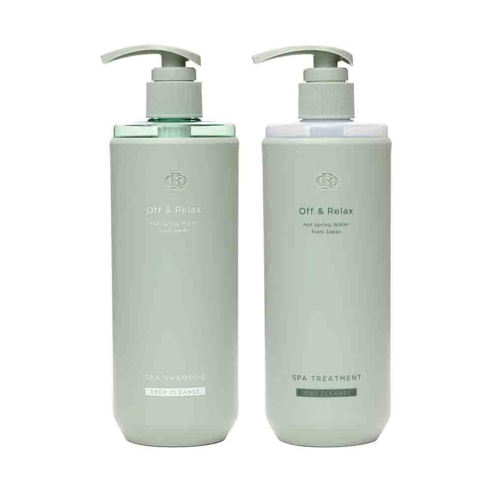 OFF & RELAX Spa Deep Cleanse Shampoo & Conditioner Set - 460ml + 460ml