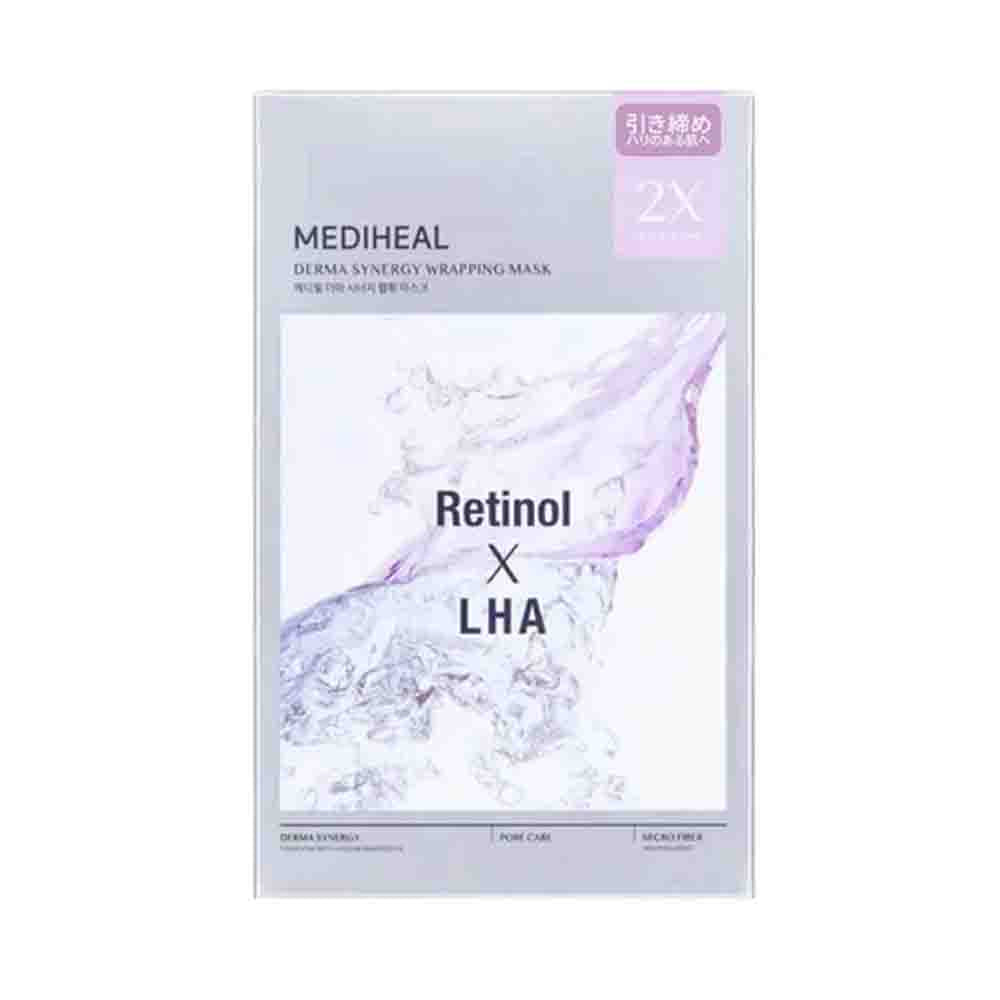 MEDIHEAL Dermashinasy Wrapping Mask Pore (Retinol x LHA) 4Pcs