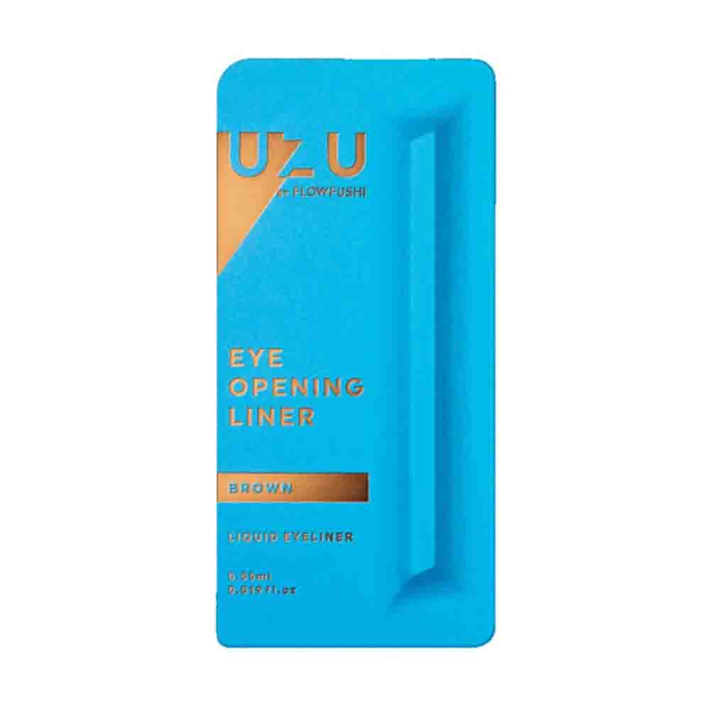 UZU Flowfushi Eye Opening Liquid Eyeliner Brown – Japanese Waterproof Eyeliner (UK Stock)
