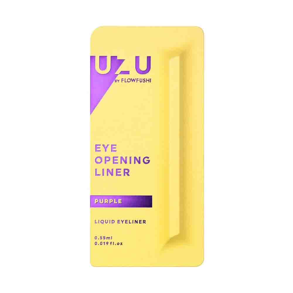 UZU By FLOWFUSHI Eye Opening Liquid Eyeliner #Purple