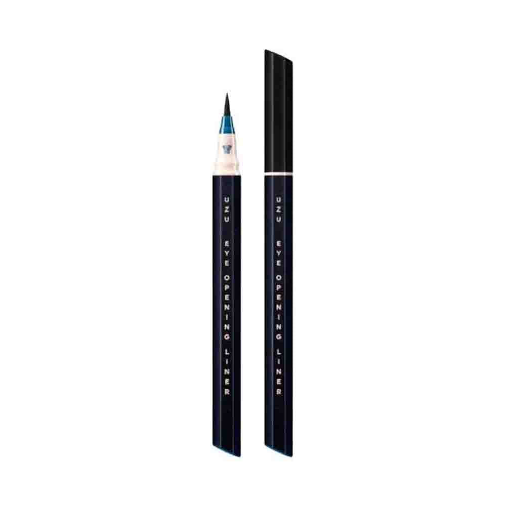 UZU Flowfushi Eye Opening Liquid Eyeliner 06 Navy Black – Japanese Waterproof Eyeliner (UK Stock)