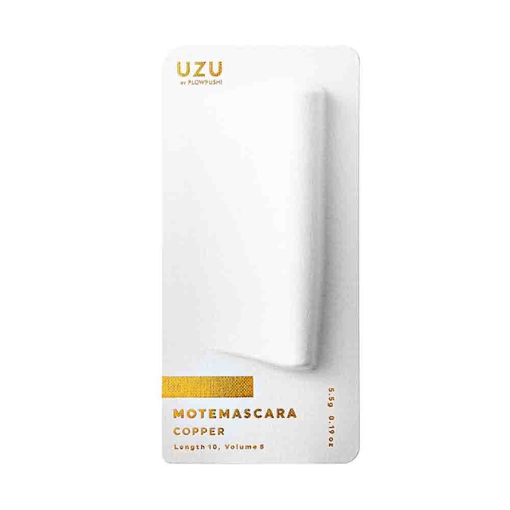 UZU Flowfushi Mote Mascara Waterproof Khaki – Japanese Mascara (UK Stock)