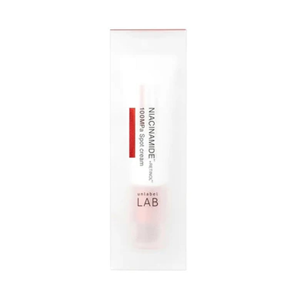 UNLABEL LAB Niacinamide+Retinol Brightening & Anti-Wrinkle 100MPa Spot Cream 20g