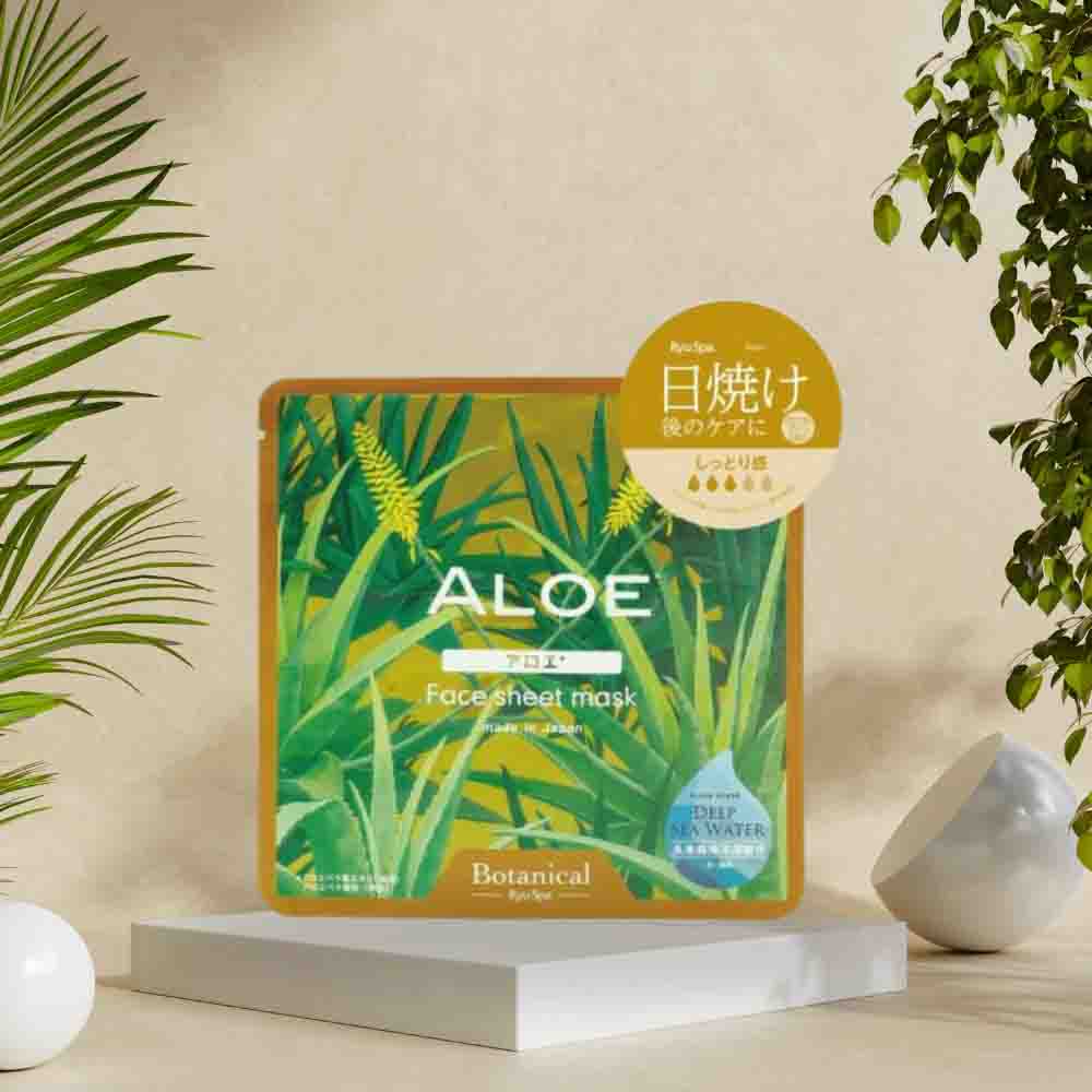 Ryu Spa Botanical Face Sheet Mask-Aloe 1 Sheet