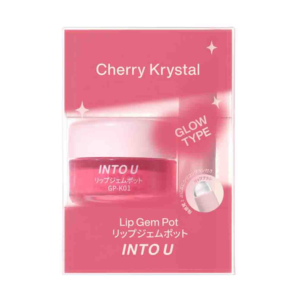 INTO U Lip Gem Pot – GP-K01Cherry Krystal (Glow Type)