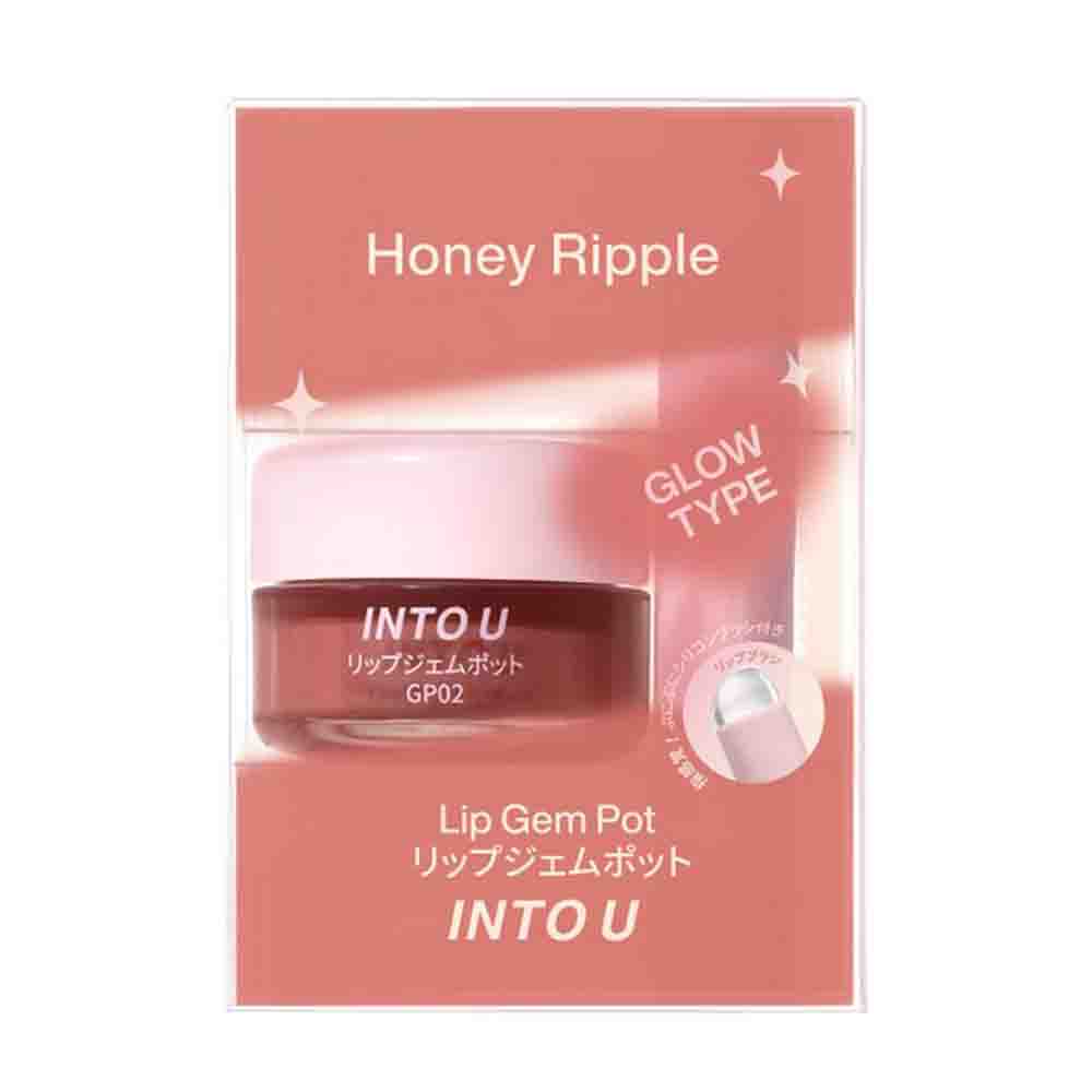 INTO U Lip Gem Pot – GP02 Honey Ripple (Glow Type)