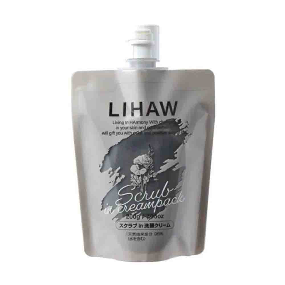 LIHAW Scrub-in Facial Cleansing Cream Pack 200g