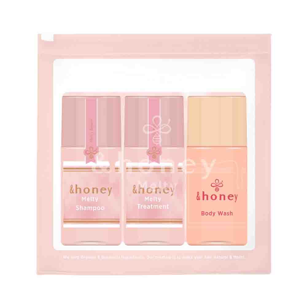 &Honey Melty Travel Mini 3-Piece Set