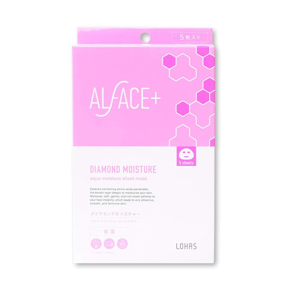 ALFACE+ Diamond Moisture Facial Mask 4Pcs