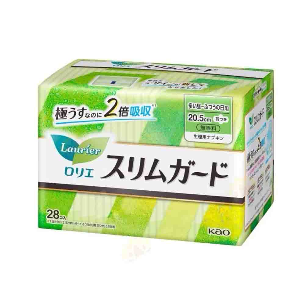 KAO Laurier Slim Guard Sanitary Pads Heavy Flow Day Use 20.5cm with Wings 28 pcs