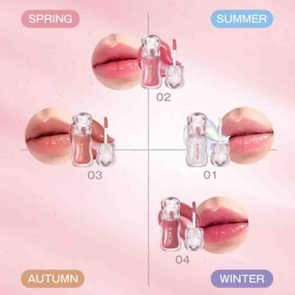 DAISY DOLL by MARY QUANT Jewelry Syrup Gloss#04 Ruby Berry 4g