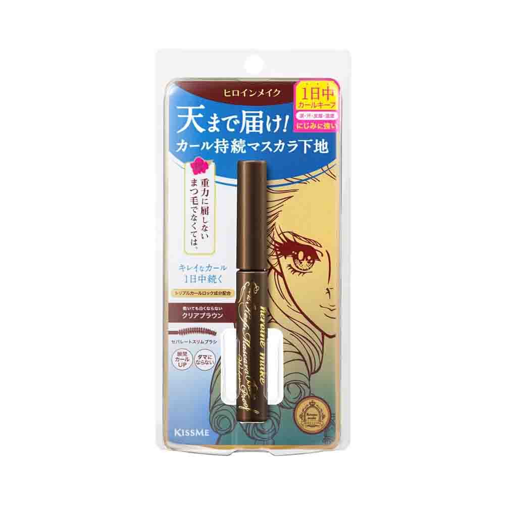 Heroine Make Curl Keep Waterproof Mascara Base #02 Clear Brown