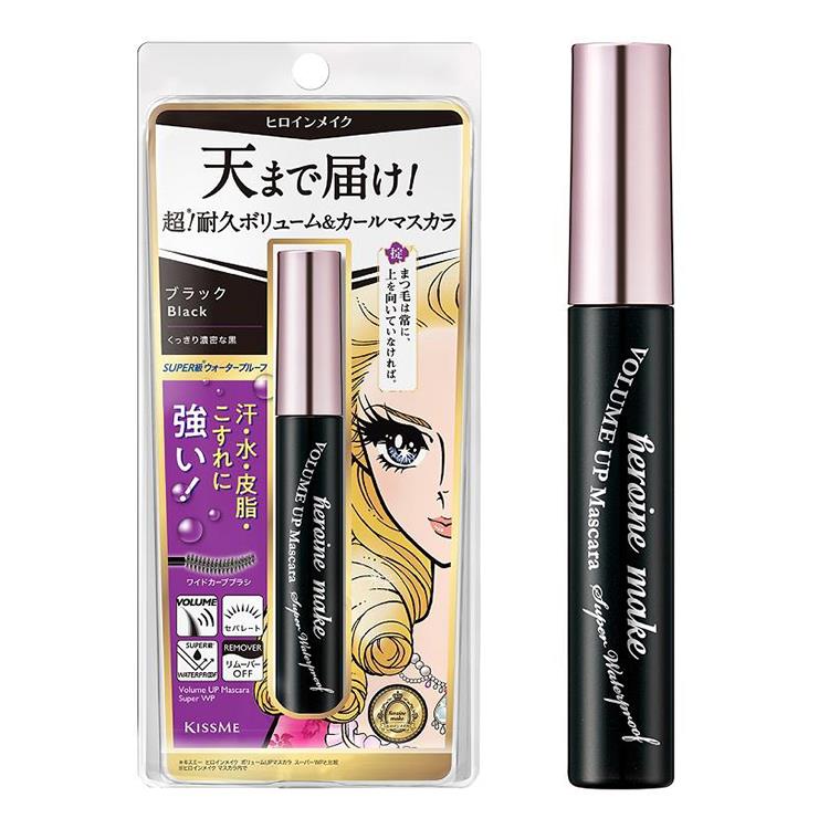 KISSME Heroine Make Volume & Curl Mascara Super Waterproof – Black 6g