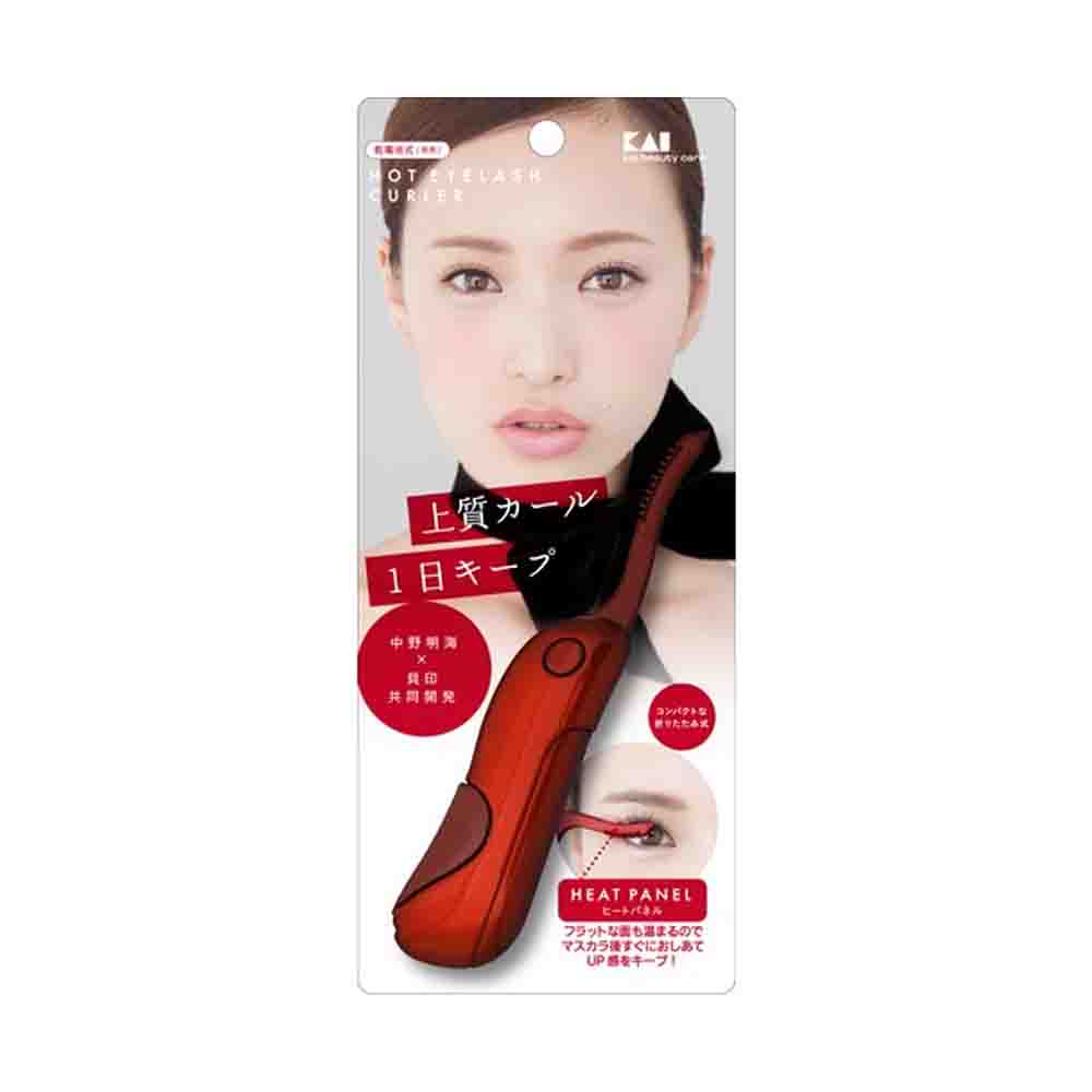 KAI Hot Eyelash Curler - Glamorous Red