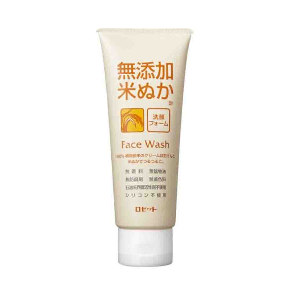 ROSETTE Additive-free Rice Bran Cleansing Foam 140g