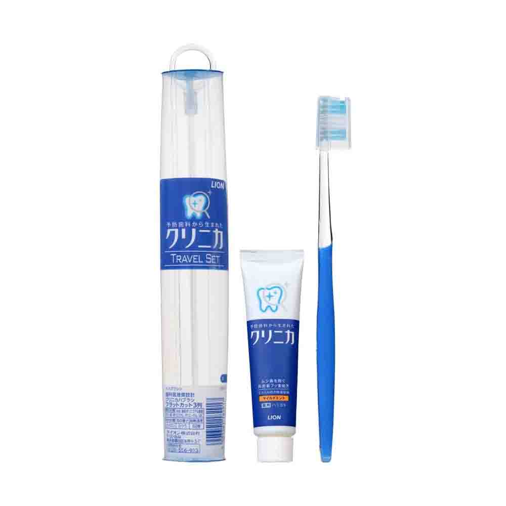 LION Clinica Travel Set - 1 Toothbrush & Toothpaste 30g
