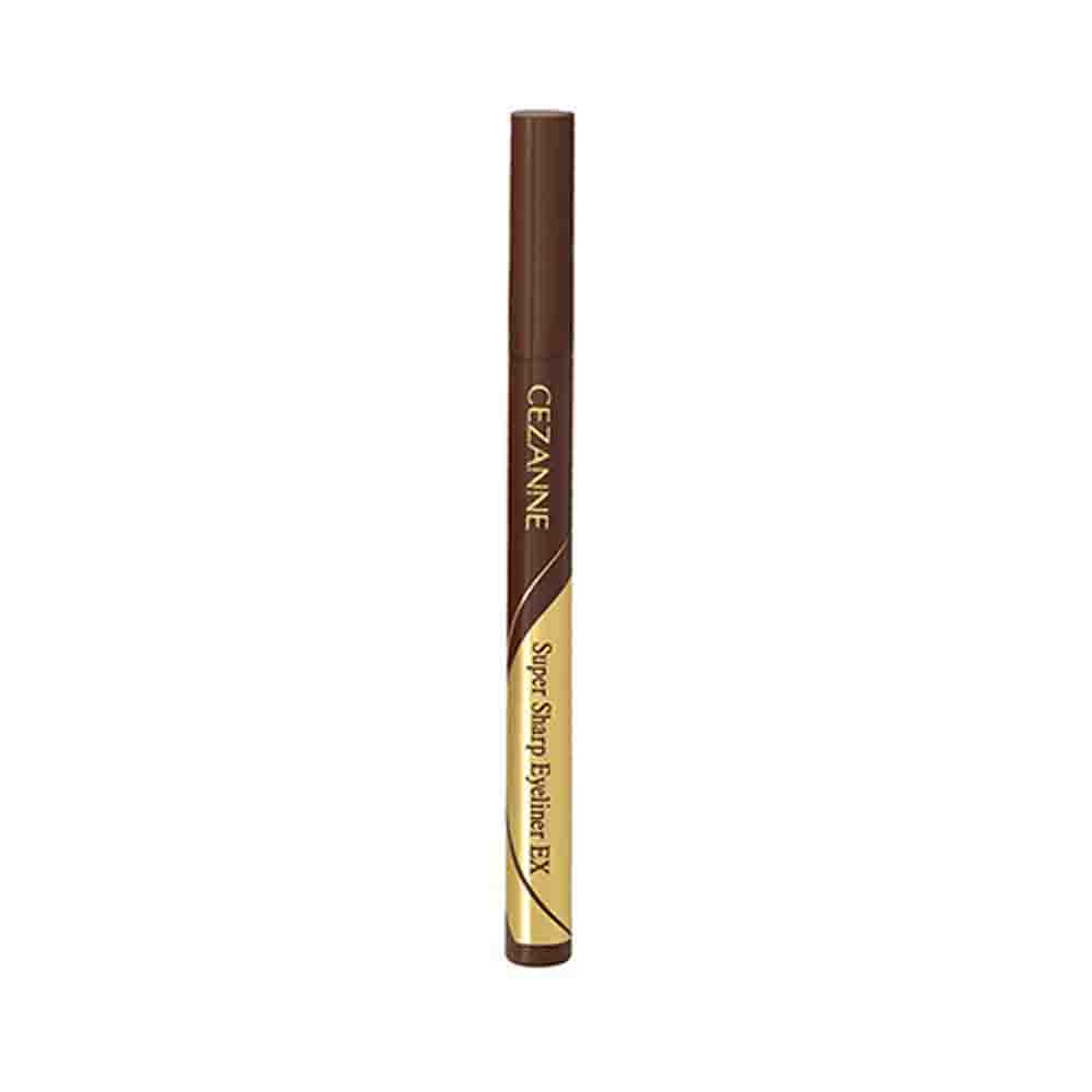 CEZANNE Ultrathin Super Sharp Liquid Eyeliner Waterproof EX 0.1mm #20 Brown