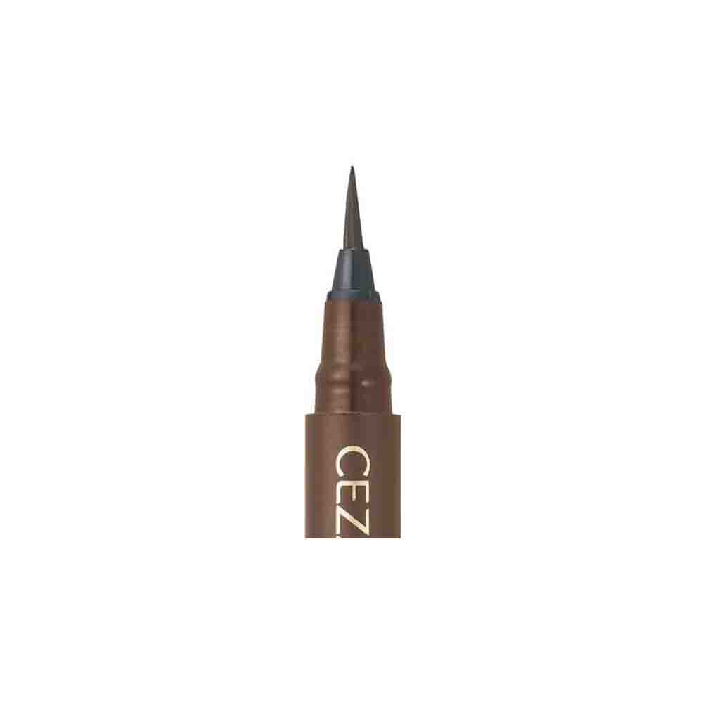 CEZANNE Ultrathin Super Sharp Liquid Eyeliner Waterproof EX 0.1mm #20 Brown