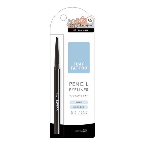 K-PALETTE 1Day Tattoo Long-lasting Waterproof Pencil Eyeliner #01 Silk Black