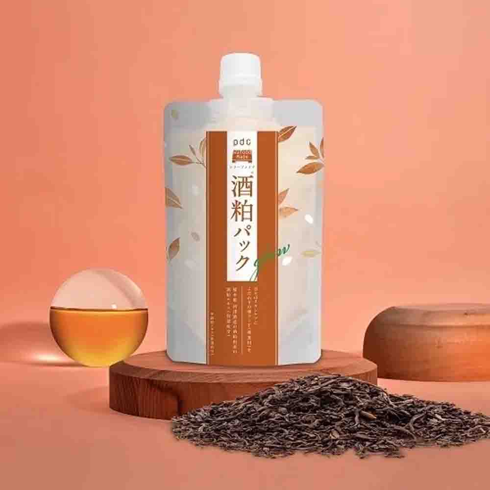 PDC Wafood Made Sake Lees Glow Mask (Black Tea Scented) 170g