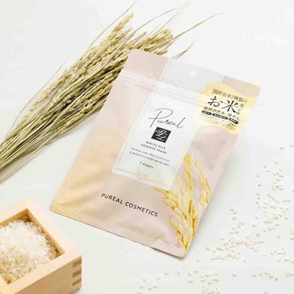 Pureal Moist Rice Essence Mask 7 sheets