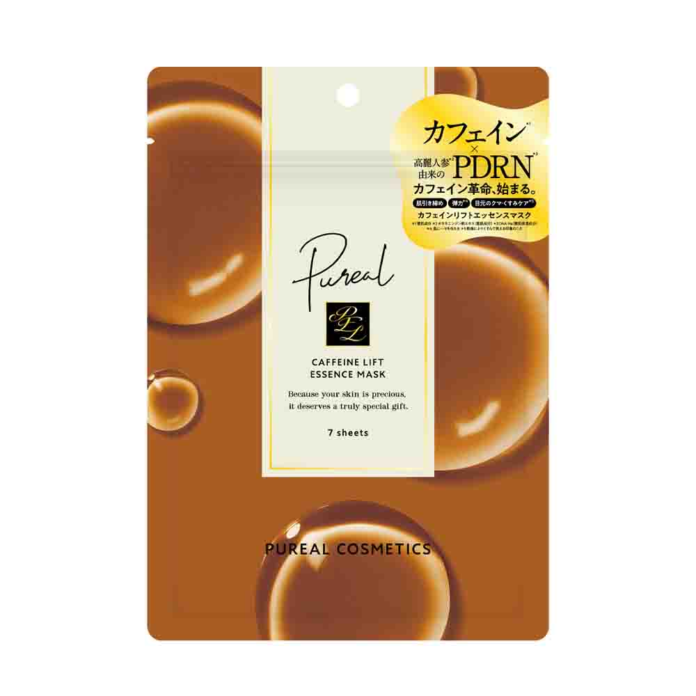Pureal Caffeine Lift Essence Mask 7 sheets