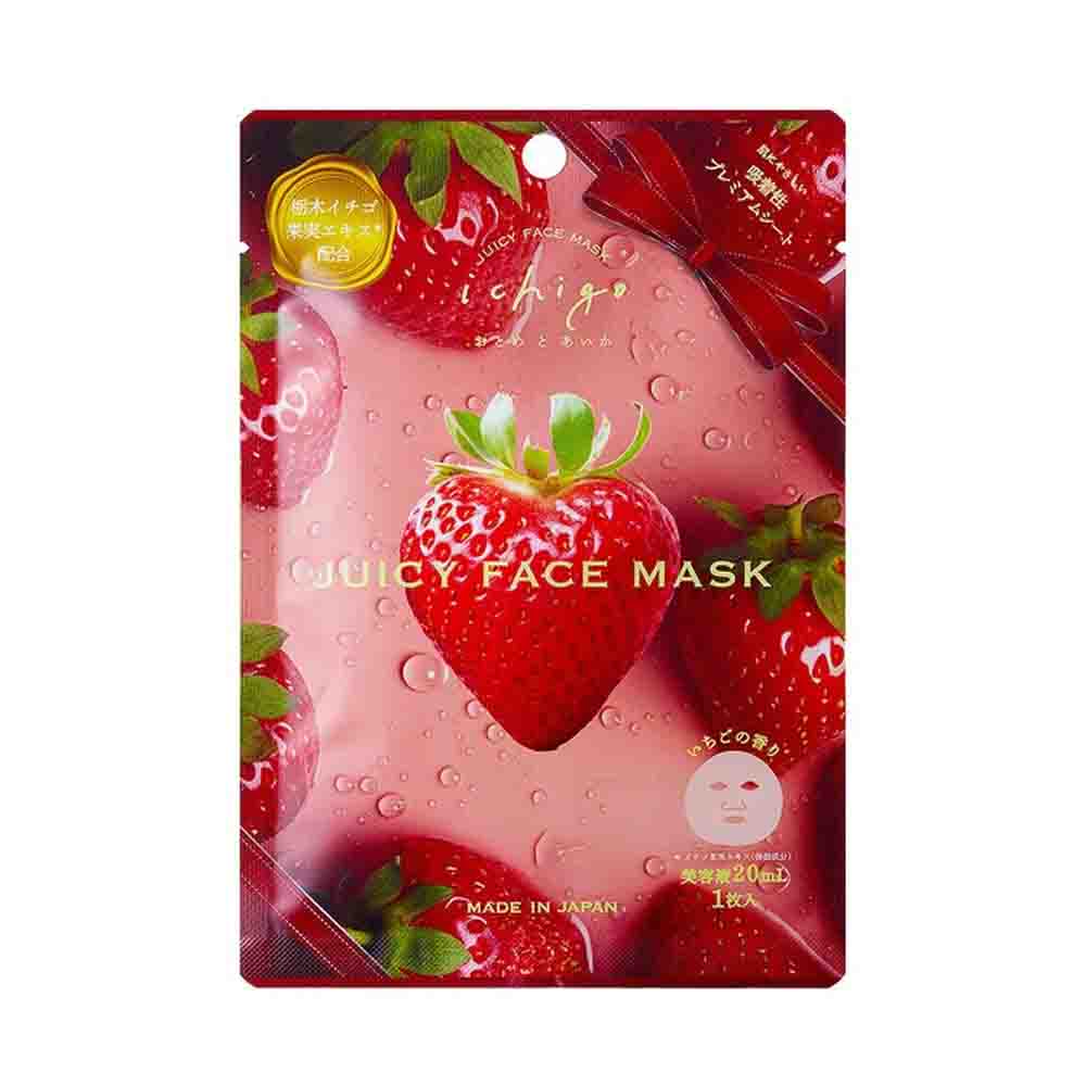 Ichigo Hydrating & Radiance Strawberry Scent Juicy Face Mask 1 Sheet