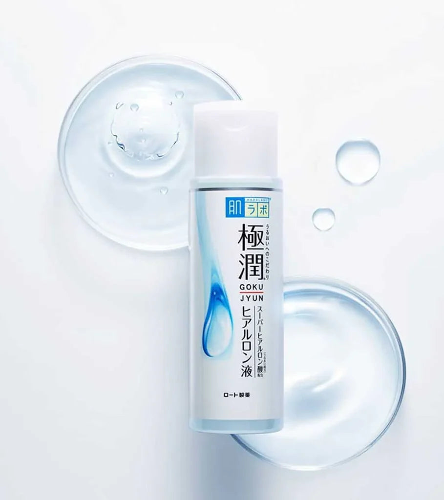 Hada Labo Gokujyun Hydration Skincare Set - Cleanser, Lotion & Milk