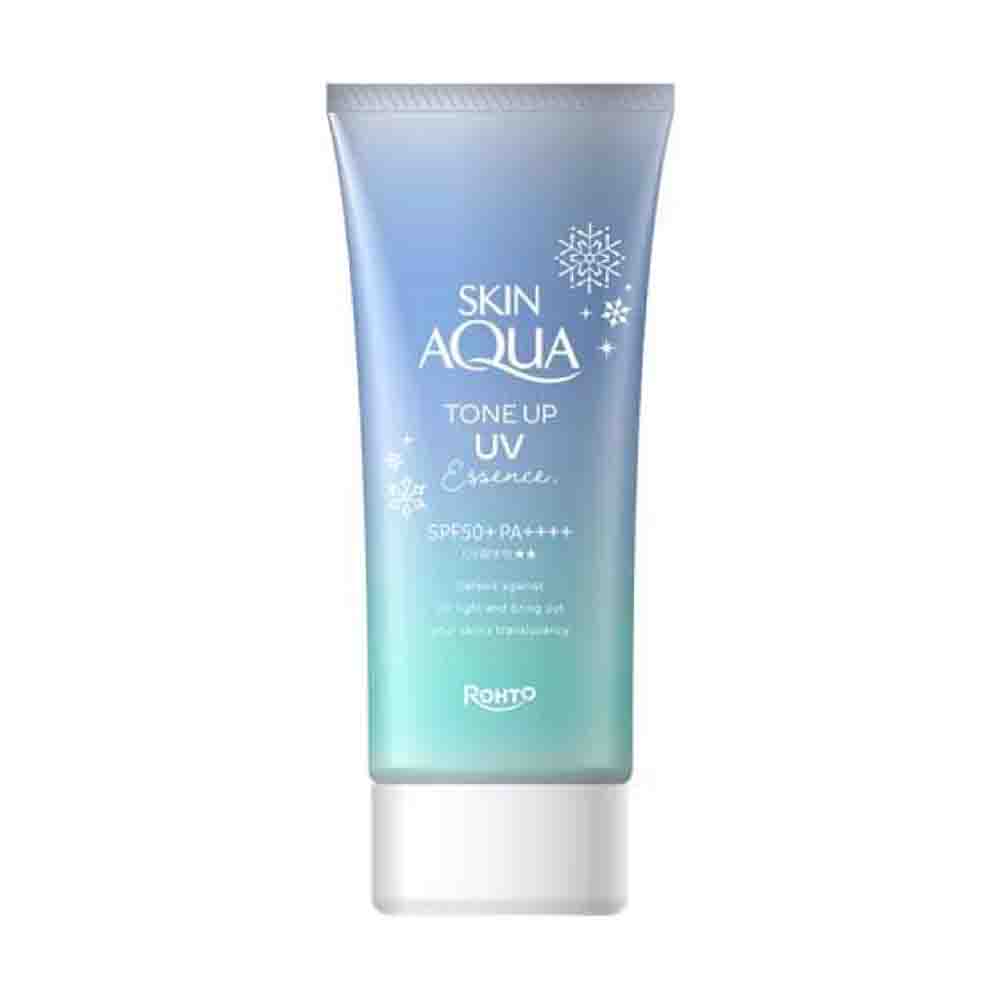 ROHTO Skin Aqua Tone Up UV Essence Blue 80g SPF50+ PA++++