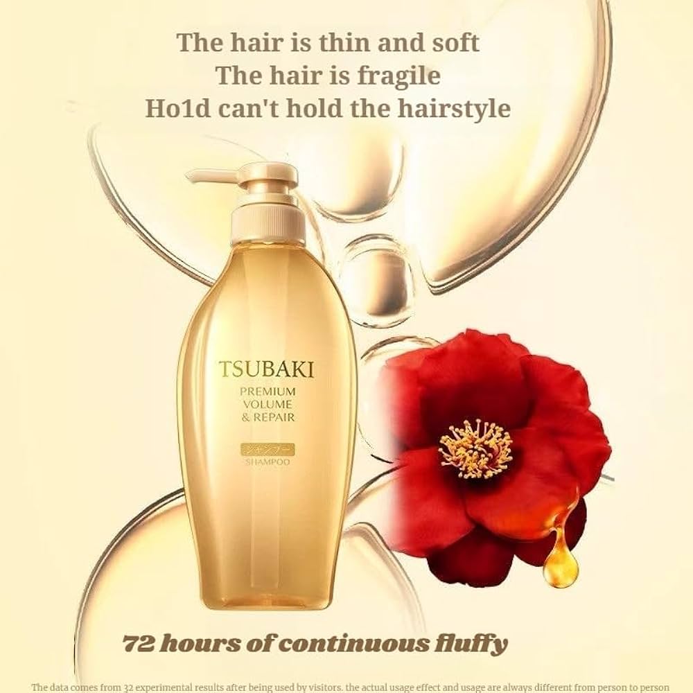 Shiseido TSUBAKI Premium Volume & Repair Shampoo 450ml