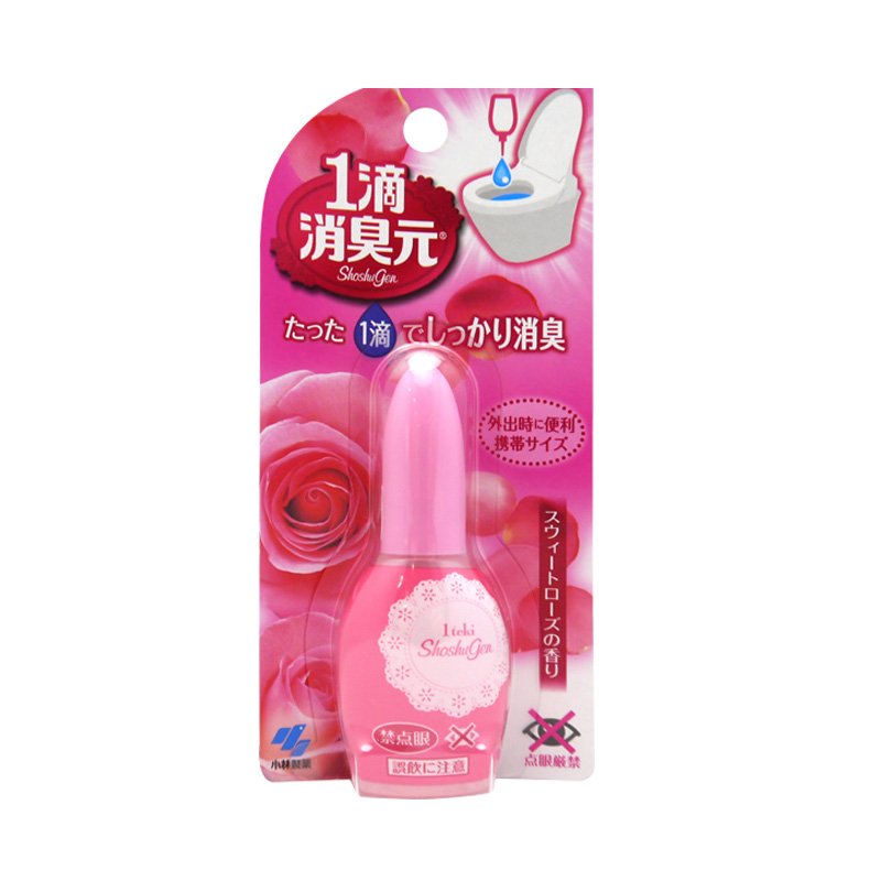Kobayashi One Drop DeodorantToilet Fragrance Air Freshener-Rose