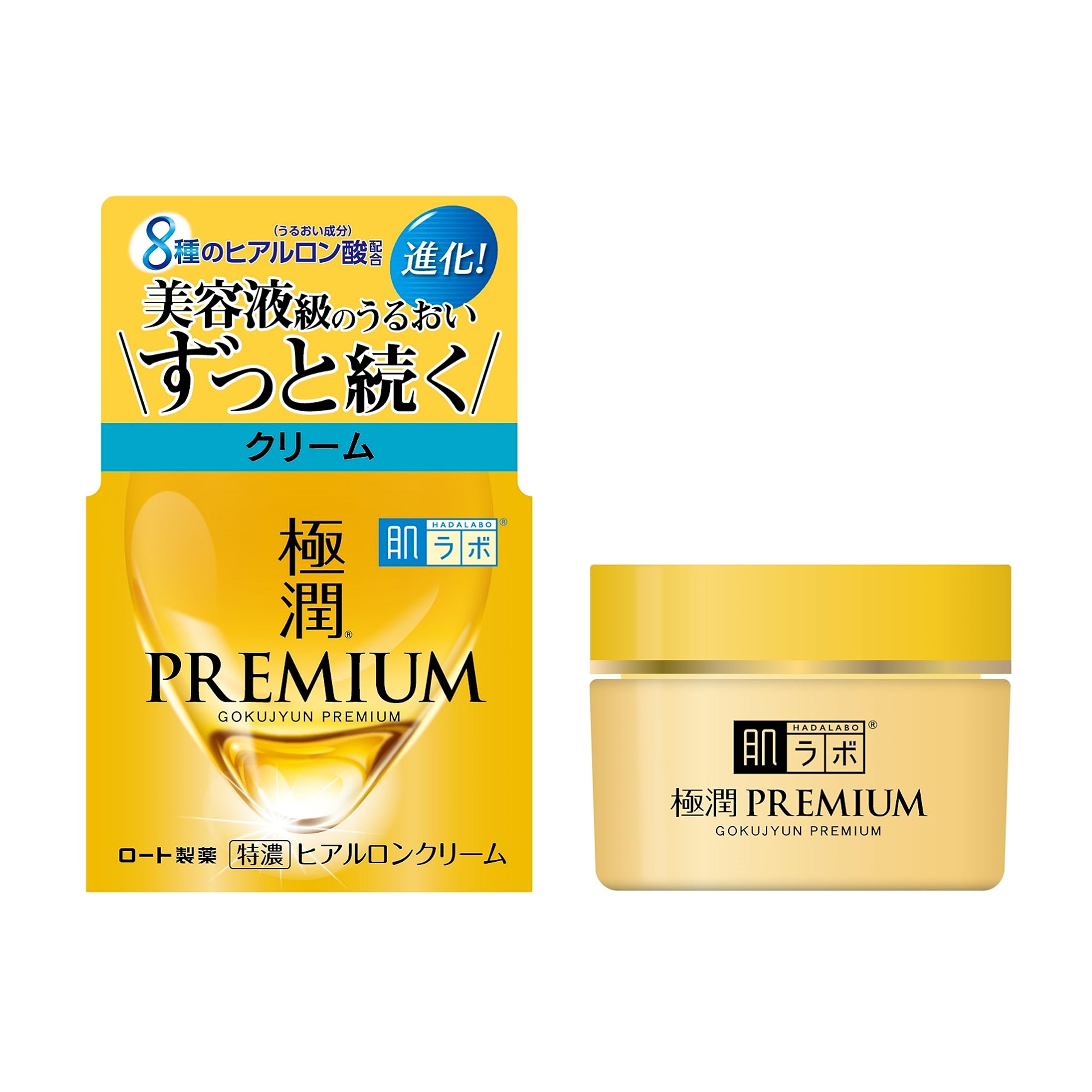 ROHTO Hadalabo Gokujyun Premium Hyaluronic Cream 50g