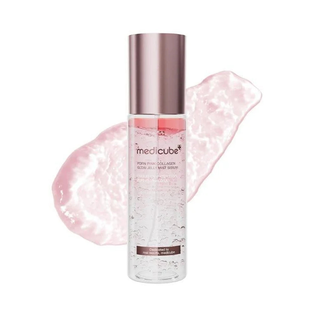 Medicube PDRN Pink Collagen Glow Jelly Mist Serum 100ml (+Serum 5ml & Cream 10ml)Gift Set