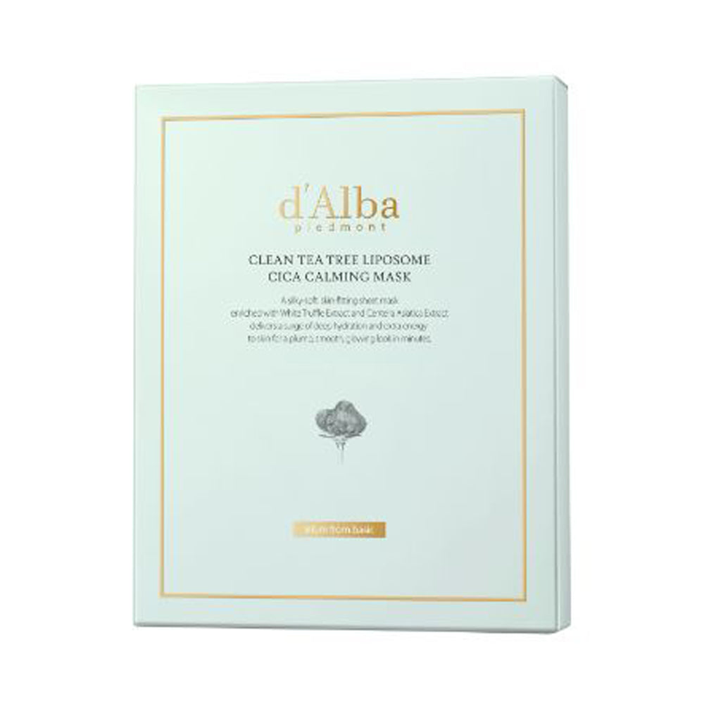 d'Alba Clean Tea Tree Liposome CICA Calming Mask 3 sheets