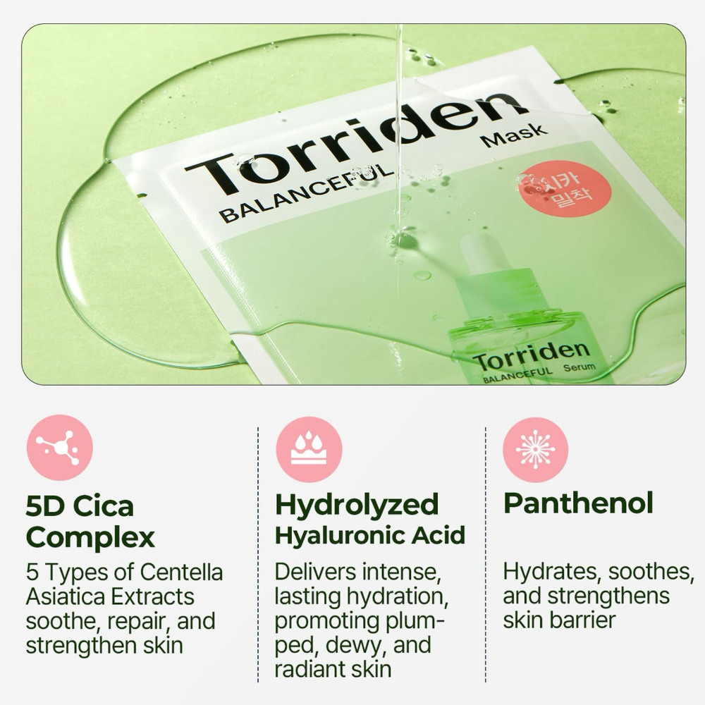 TORRIDEN BALANCEFUL Cica Single Mask 1Pcs