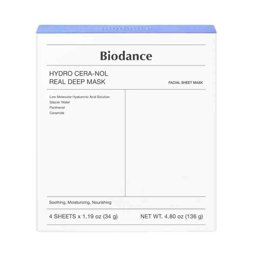 BIODANCE Hydro Cera-nol Real Deep Mask Sheet 4Pcs
