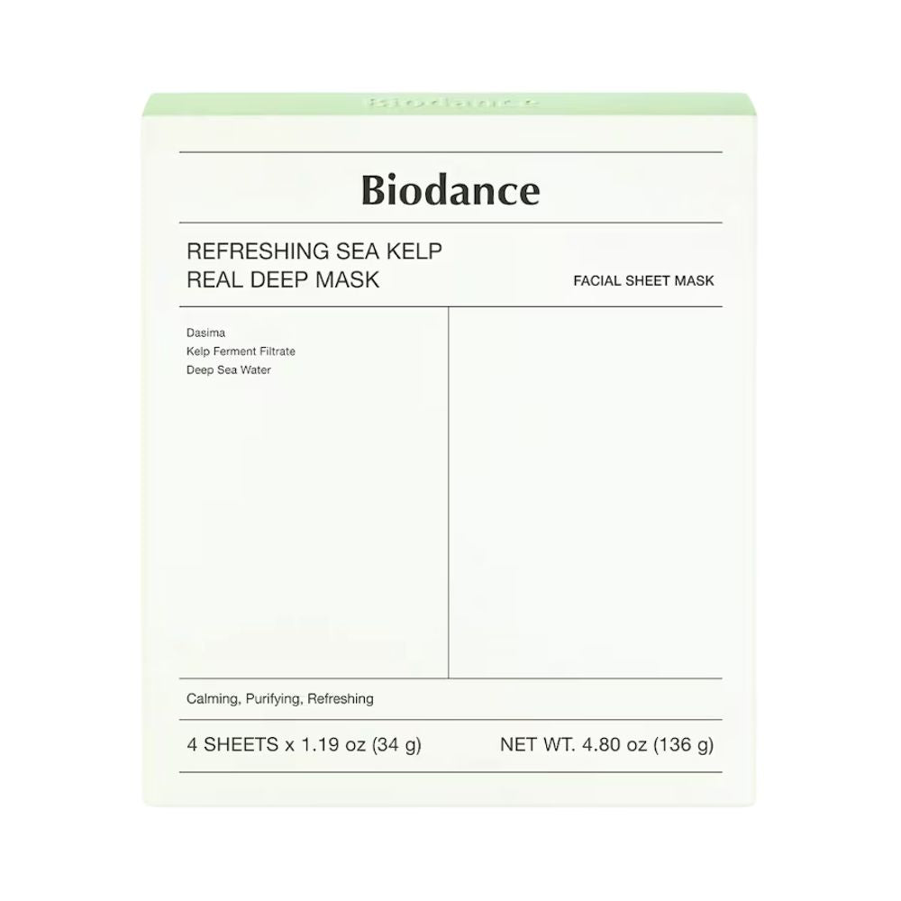 BIODANCE Refreshing Sea Kelp Real Deep Mask Sheet 4Pcs