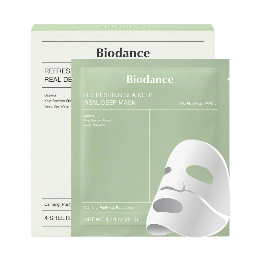 BIODANCE Refreshing Sea Kelp Real Deep Mask Sheet 4Pcs