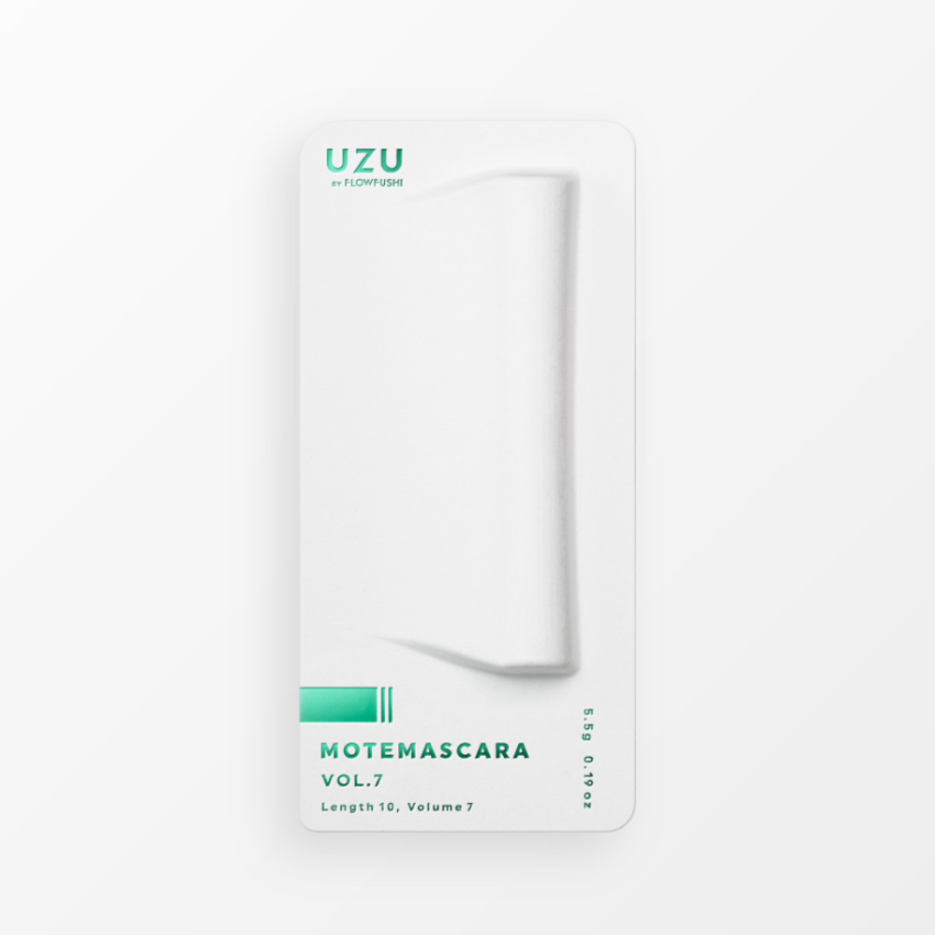 UZU By FLOWFUSHI Mote Waterproof Mascara VOL.7 #Black