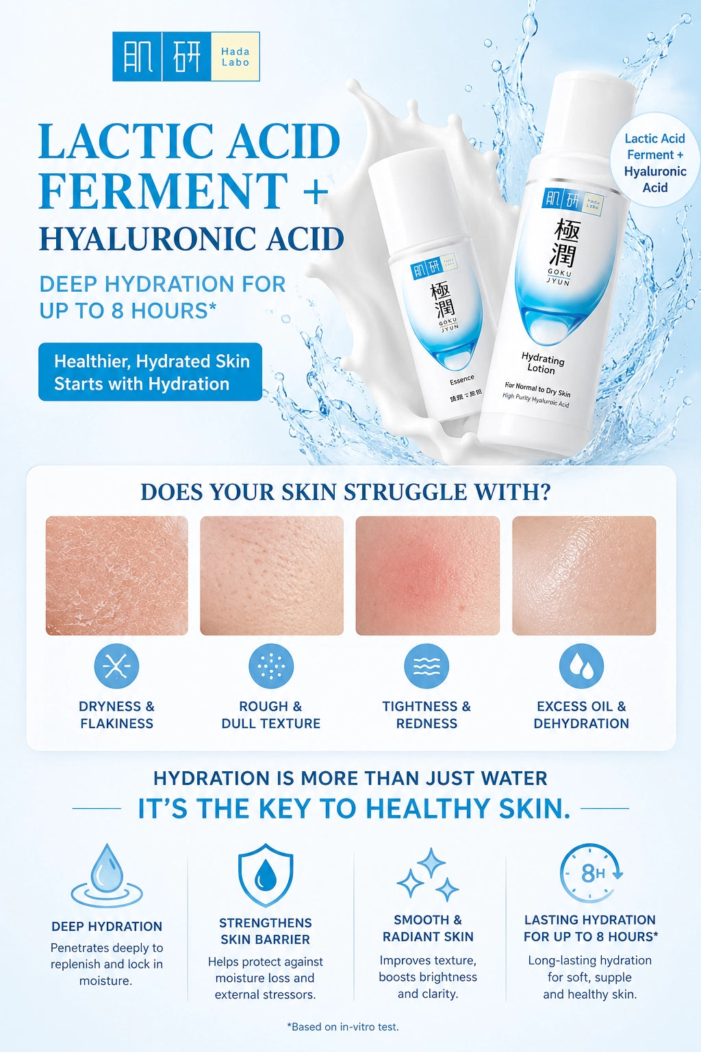 Japanese Hydration Skincare Set | Hada Labo & LuLuLun Moisture Bundle