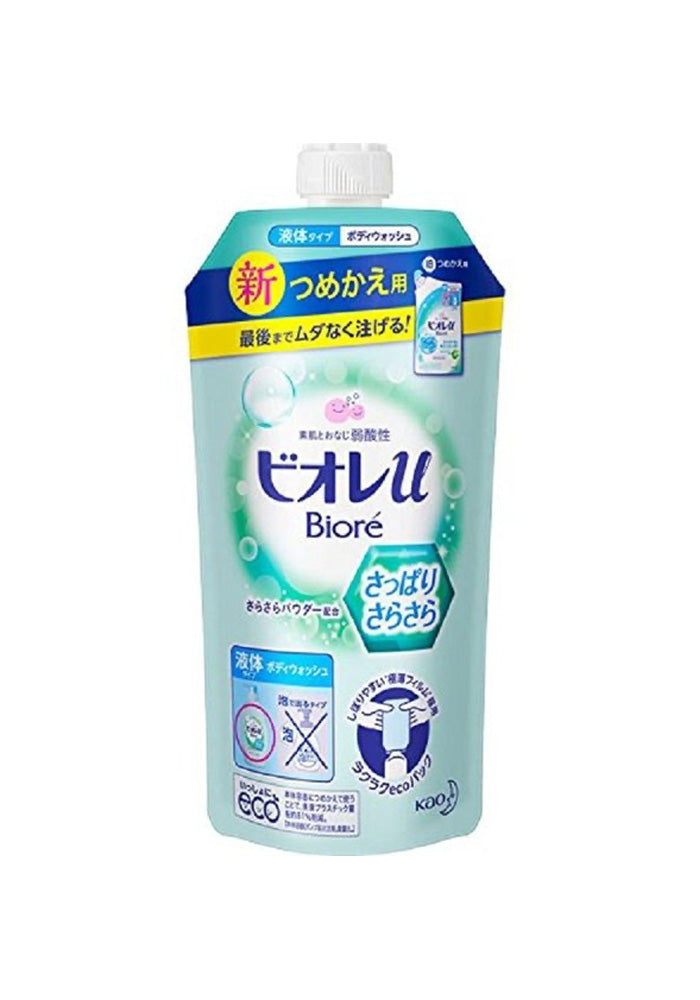 KAO - Biore U Body Wash, Refreshing Green Citrus Fragrance, Refill