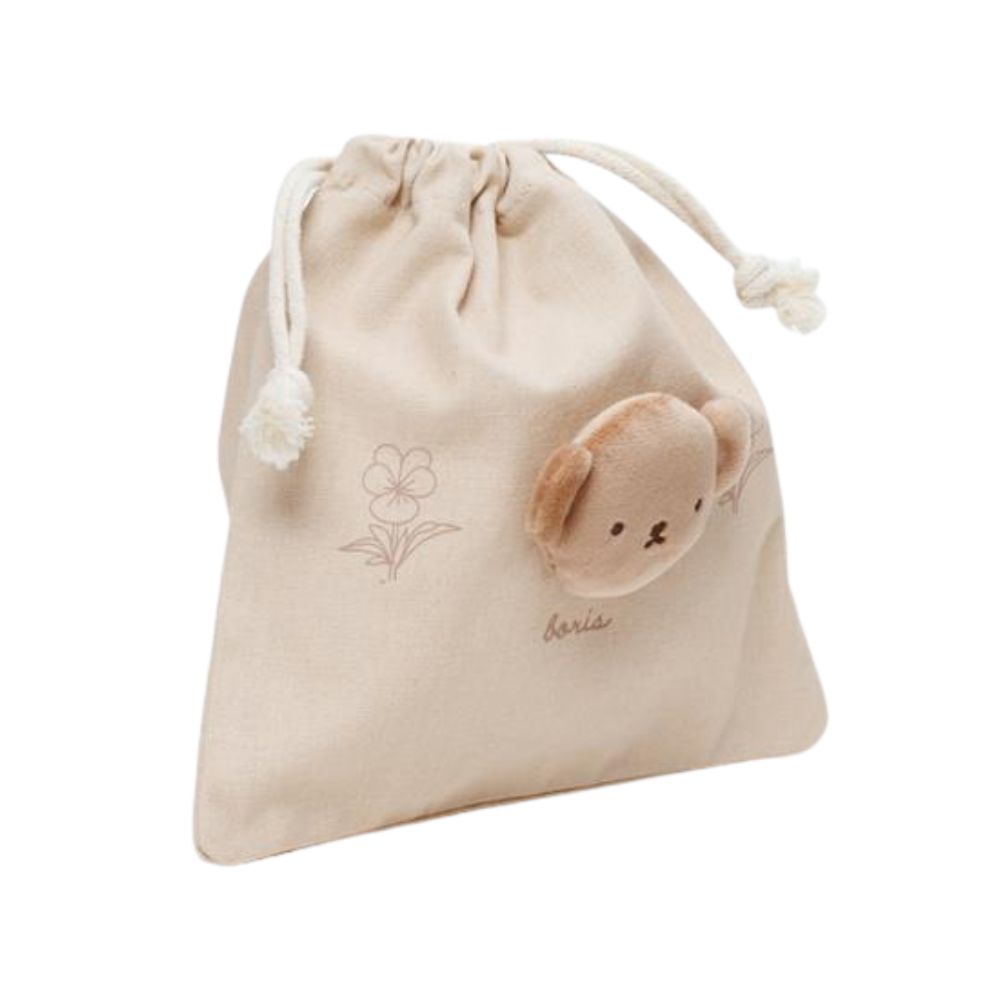Miffy Bruna Flower & Mascot Drawstring Pouch - Boris