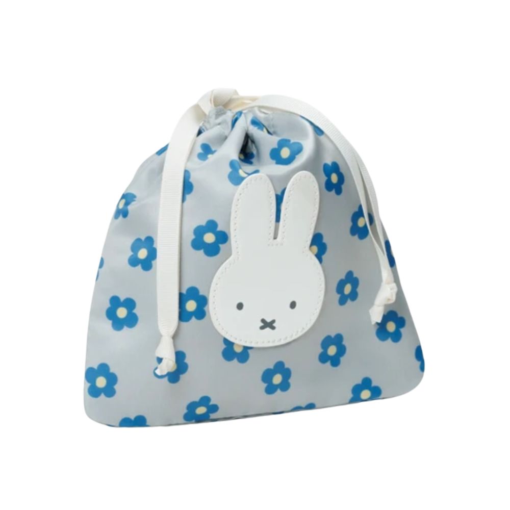 Miffy Bruna Flower & Mascot Wappen Drawstring - Blue