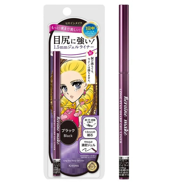 KissMe Heroine Make Long Stay Sharp Gel Liner #01Black 0.08g