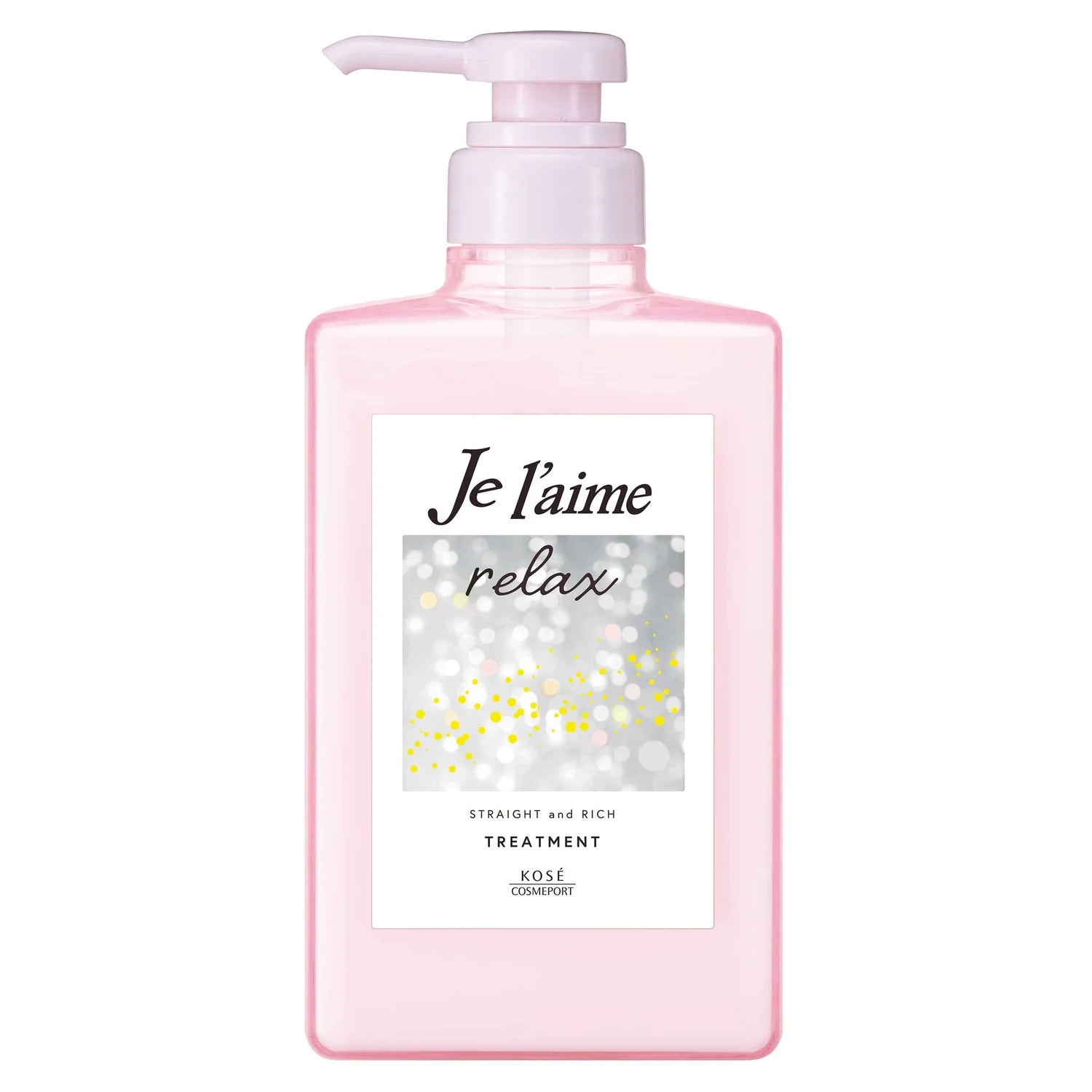 KOSE Je L'aime Relax Straight & Rich Midnight Repair Hair Treatment 480ml