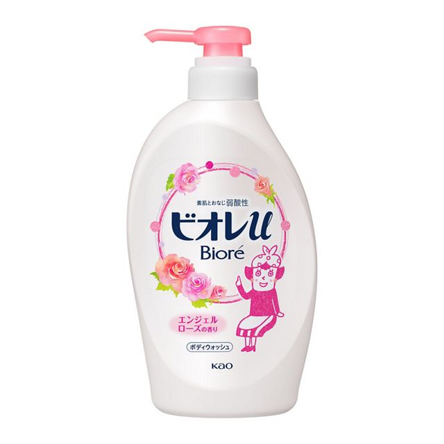 KAO Biore U Angel Rose Scent Body Wash 480ml