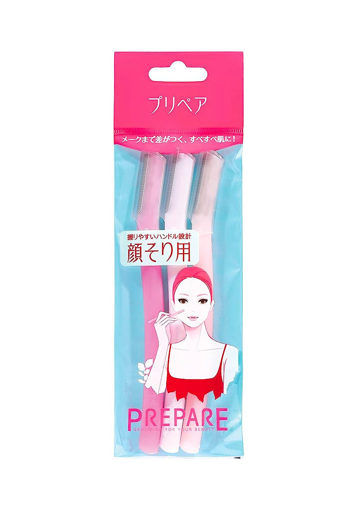 SHISEIDO Prepare Eyebrow hair shaver razor 3pcs