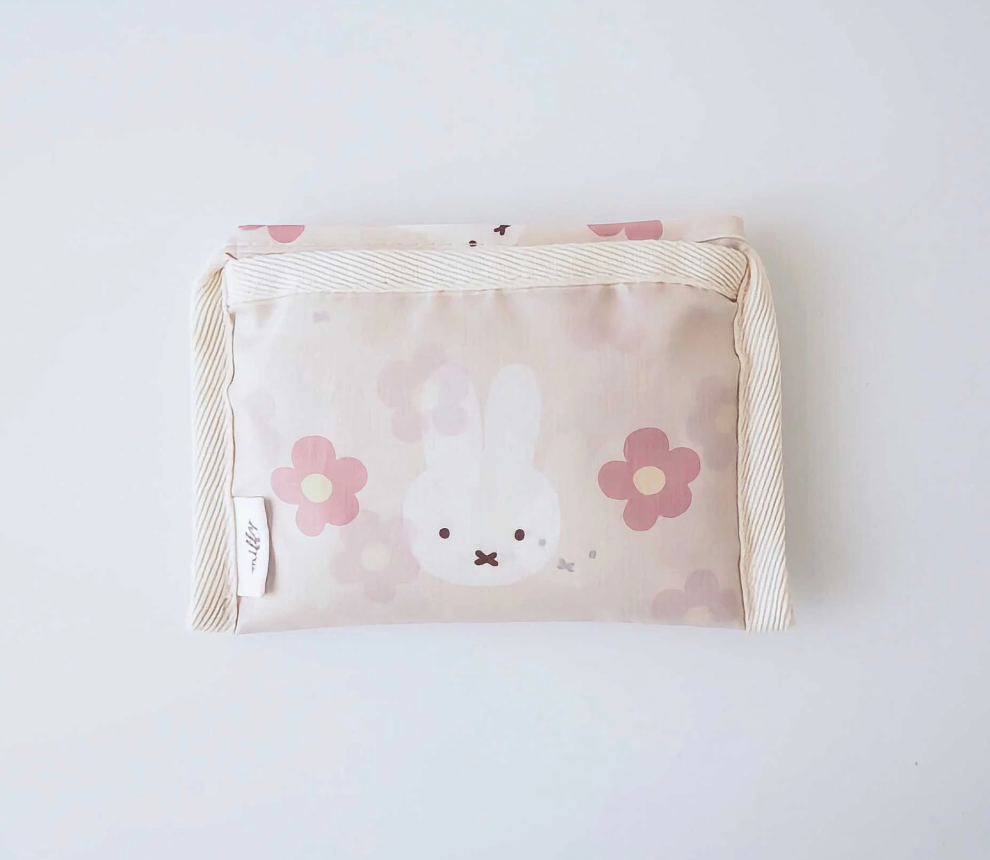 Miffy Bruna Flower & Mascot Shopping Bag S-Pink