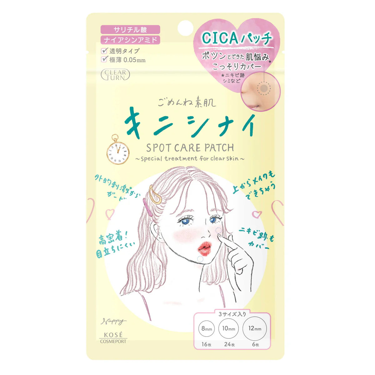 KOSE Clear Turn Gomenne Bare Spot Care Acne Patch 46 pieces