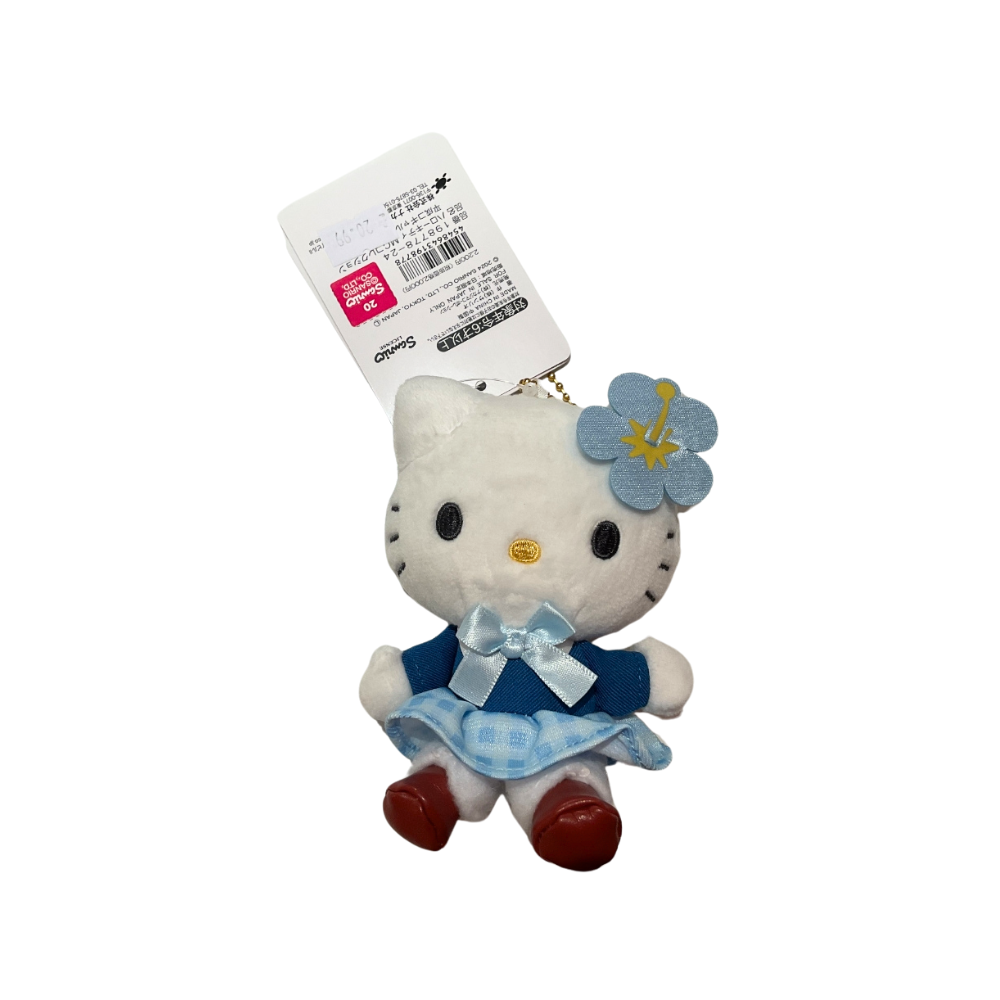 SANRIO Mascot Holder - Hello Kitty 50th Anniversary Collection Standard Tokimeki Heisei Kogal Blue